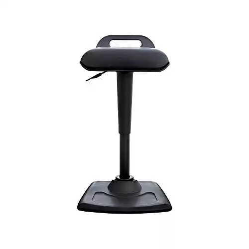 Vari Active Adjustable Standing Desk Chair - Ergonomic Wobble Office Stool w/Dynamic Range to Encourage Good Posture