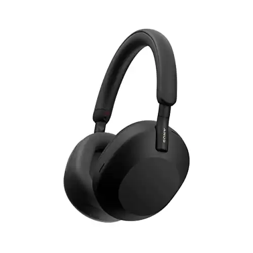 Sony WH-1000XM5 Wireless Noise Canceling Headphones with Auto Noise Canceling Optimizer, Hands-Free Calling, Alexa Voice Control