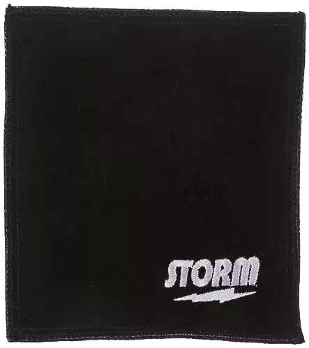Storm Bowling Shammy Bowling Ball Cleaning Pad Black, 8"x8"x1"
