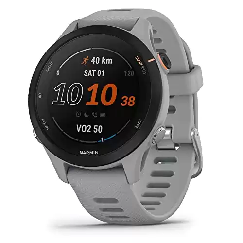 Garmin Forerunner 255S, GPS Running Smartwatch, Long-Lasting Battery