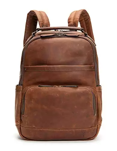 FRYE Logan Men's Backpack, Cognac Antique Pull Up