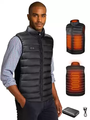 Heated Vest for Men with Rechargeable Battery