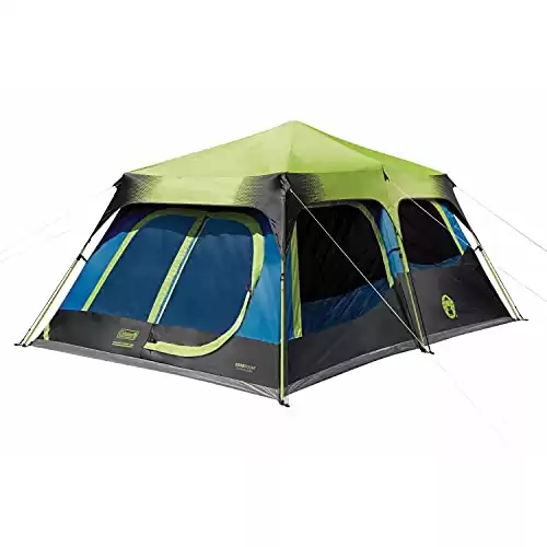 Coleman Tent with Instant Setup, 10 Person, Weatherproof with Weathertec Technology