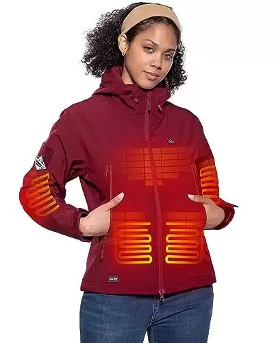 Women's Heated Jacket with 12V Battery