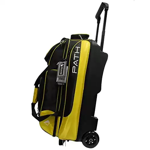 Pyramid Path Triple Premium Deluxe Roller Bowling Bag with 5 Accessory Pockets