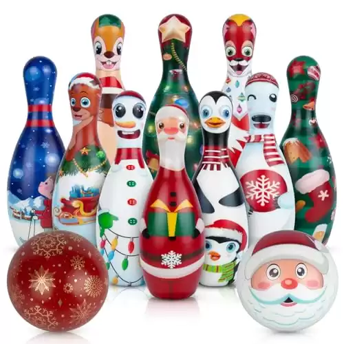 Christmas Bowling Set