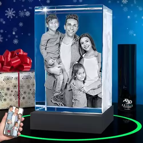 ArtPix 3D Crystal Photo, Customizable With Your Own Photo