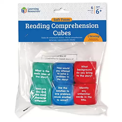 Reading Comprehension Cubes, Set of 6