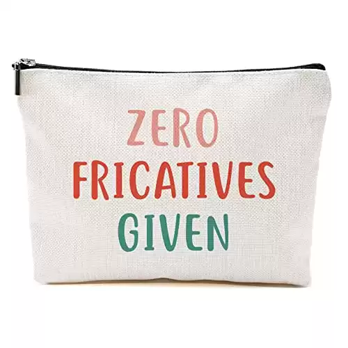 "Zero Fricatives Given" Bag for Speech Therapists