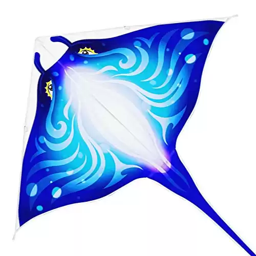 58-inch Manta Ray Kite for Kids and Adults