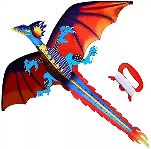 Stereoscopic Dragon Kite for Beginners