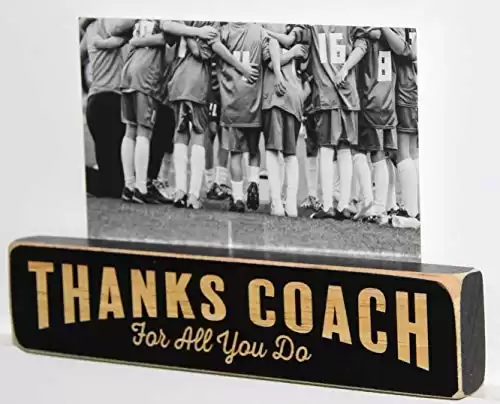 "Thanks Coach for All You Do" Photo Display Sign