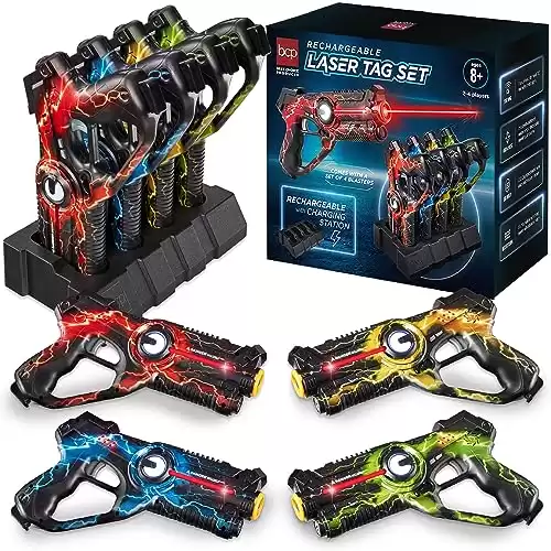 Best Choice Rechargeable Infrared Laser Tag Set with Docking Station