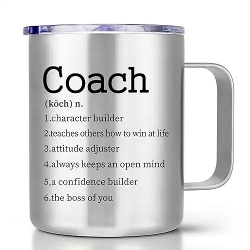 Stainless Steel Coach Appreciation Mug