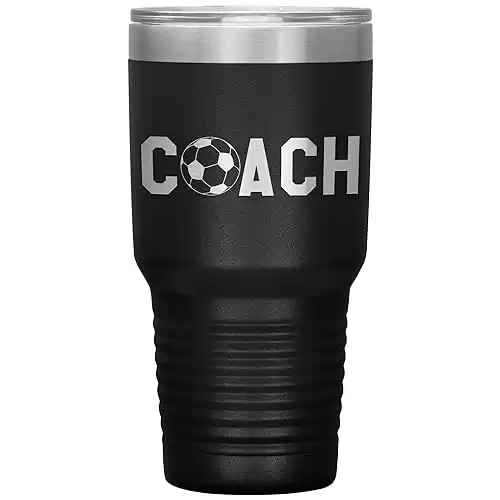 Insulated Stainless Steel Soccer Coach Cup