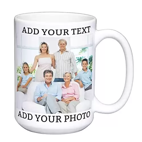Custom Coffee Mug With Pictures (15 oz)