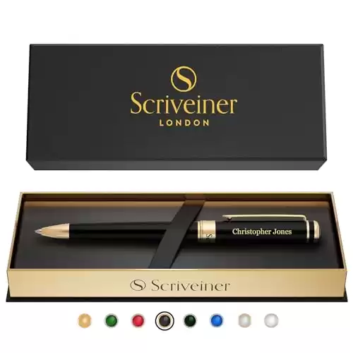 Scriveiner Custom Engraved Luxury Ballpoint Pen