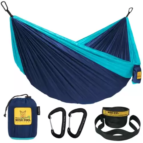 Wise Owl Outfitters Portable Hammock with Tree Straps