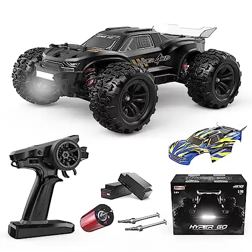 HYPER GO Electric 4WD Off-Road RC Car, Up to 42mph, 1/16