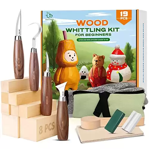 Wood Carving, Whittling Kit for Beginners