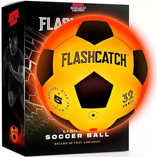 Light Up Glow in the Dark Soccer Ball (Size 5)