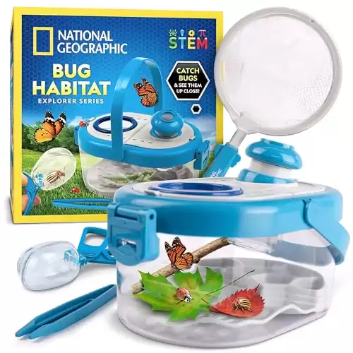 National Geographic Bug Catcher Kit with Magnifier, Bug Catcher, Tweezers
