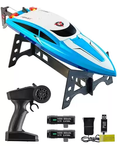 Force1 Velocity Fast Remote Control Boat for Pools and Lakes