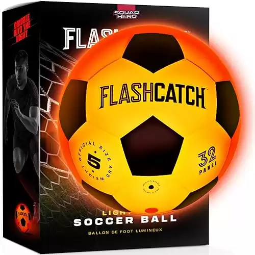 Light Up Glow in the Dark Soccer Ball (Size 5)