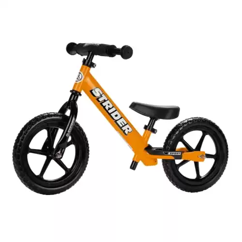 Strider 12 No Pedal Balance Bicycle for Kids (8 Color Options)