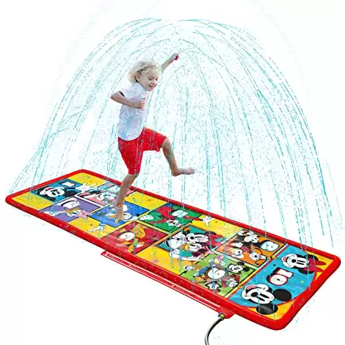 Disney Pixar Splash Pad Mat and Sprinkler