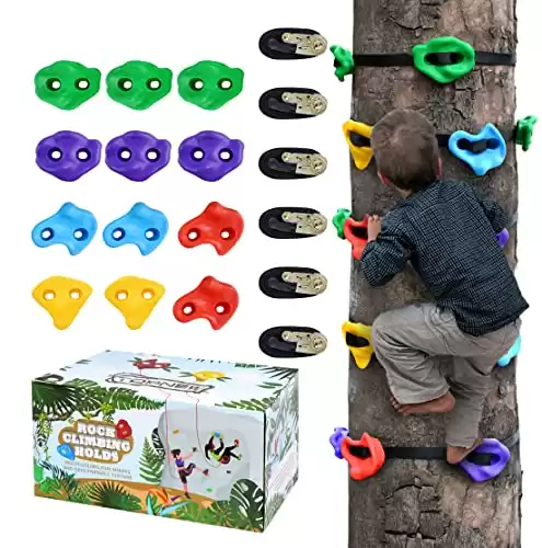 Ninja Tree Climbing Holds for Kids